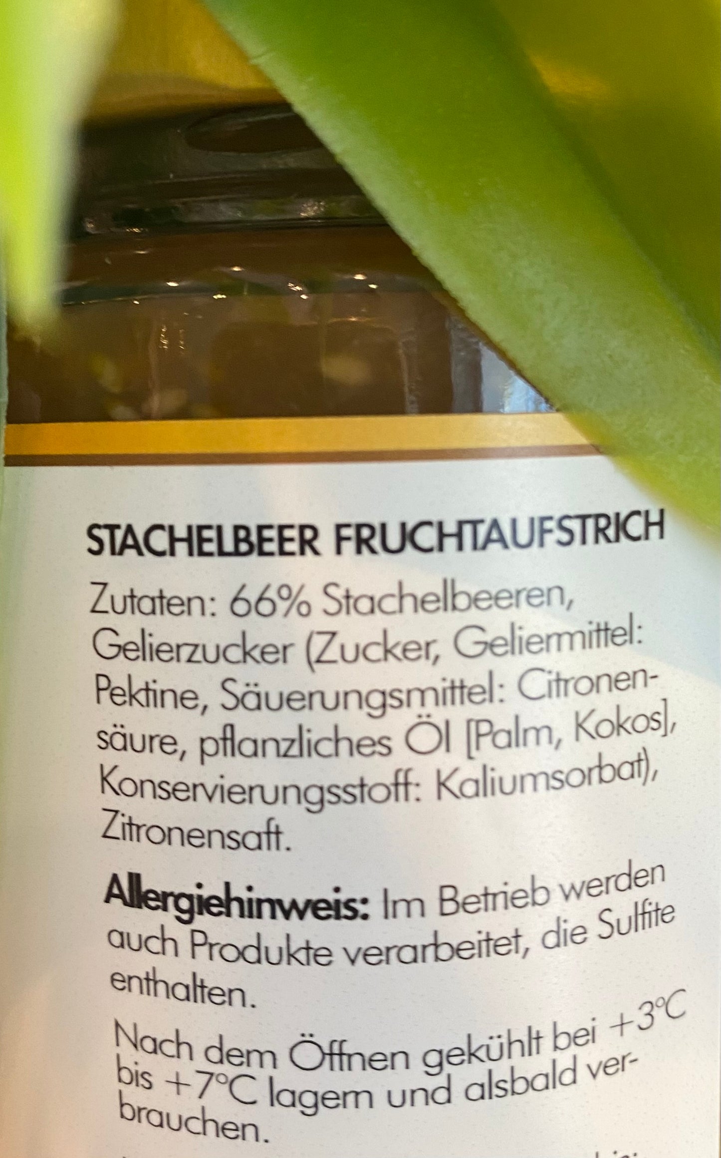 Sylt Aufstrich Stachelbeere - 300g