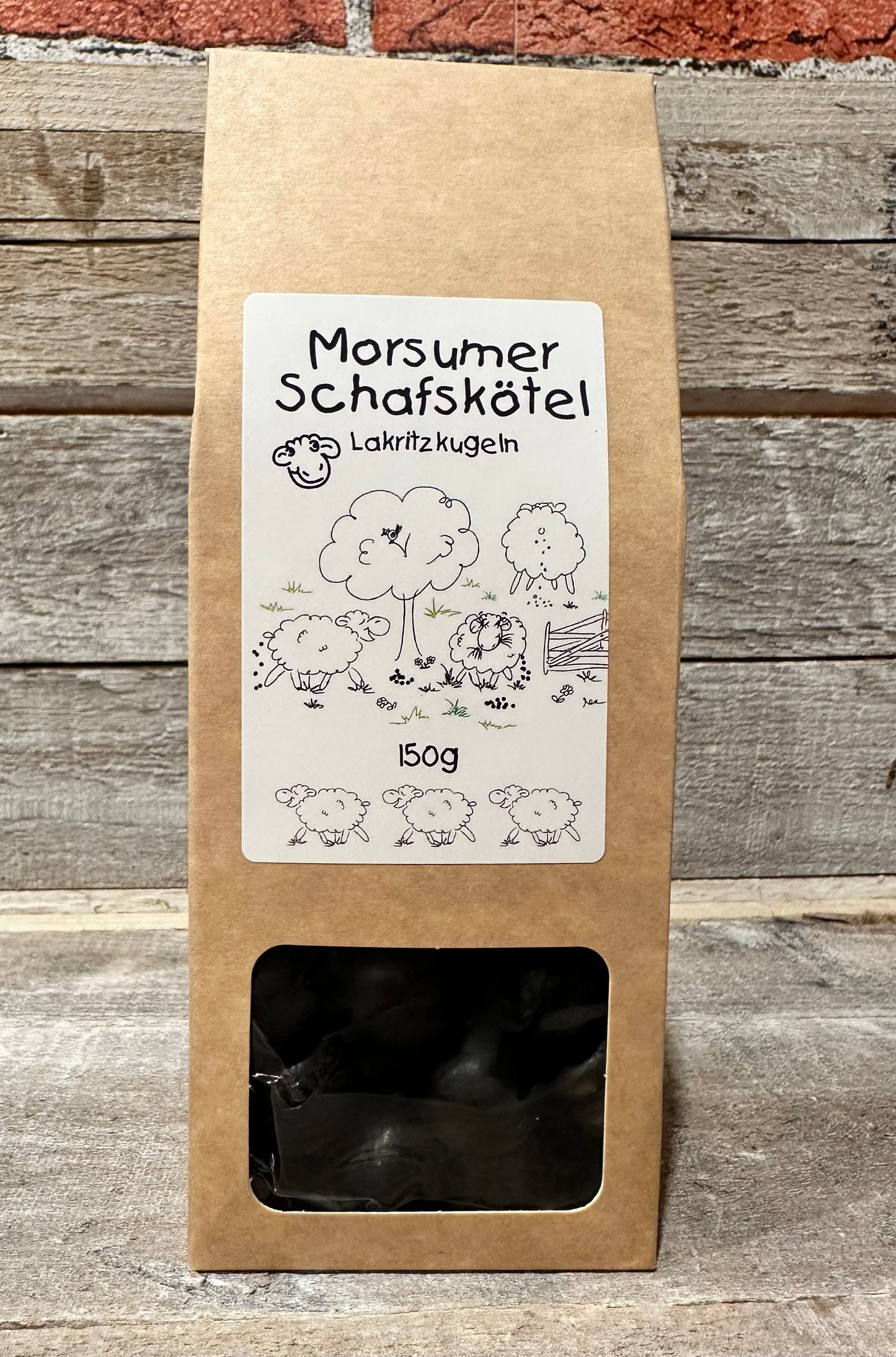 Morsumer Schafskötel Lakritzkugeln 150 g