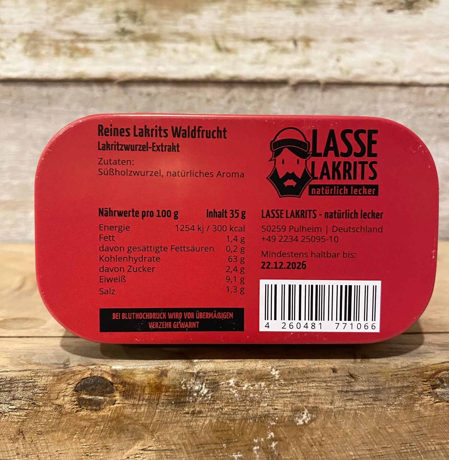 Reines Lakrits Waldfrucht