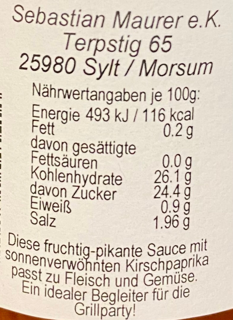 Pikante Paprika Grillsauce