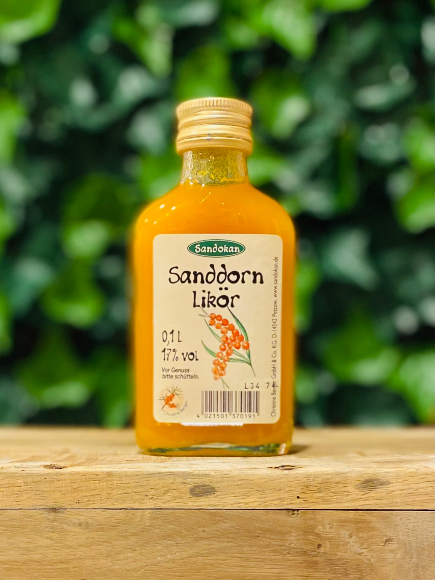 Sanddorn Likör 0,1 l