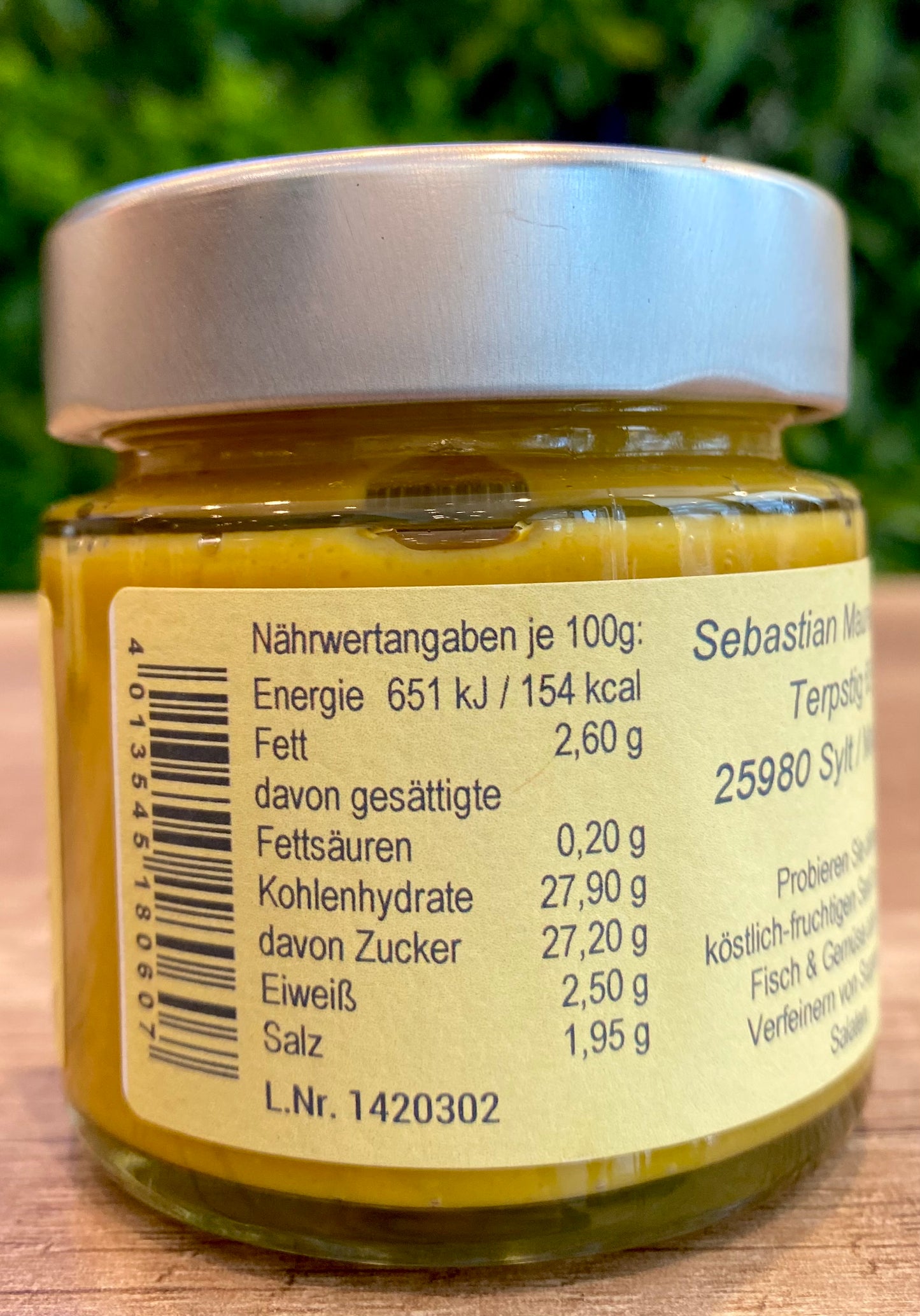 Aprikosen Senf