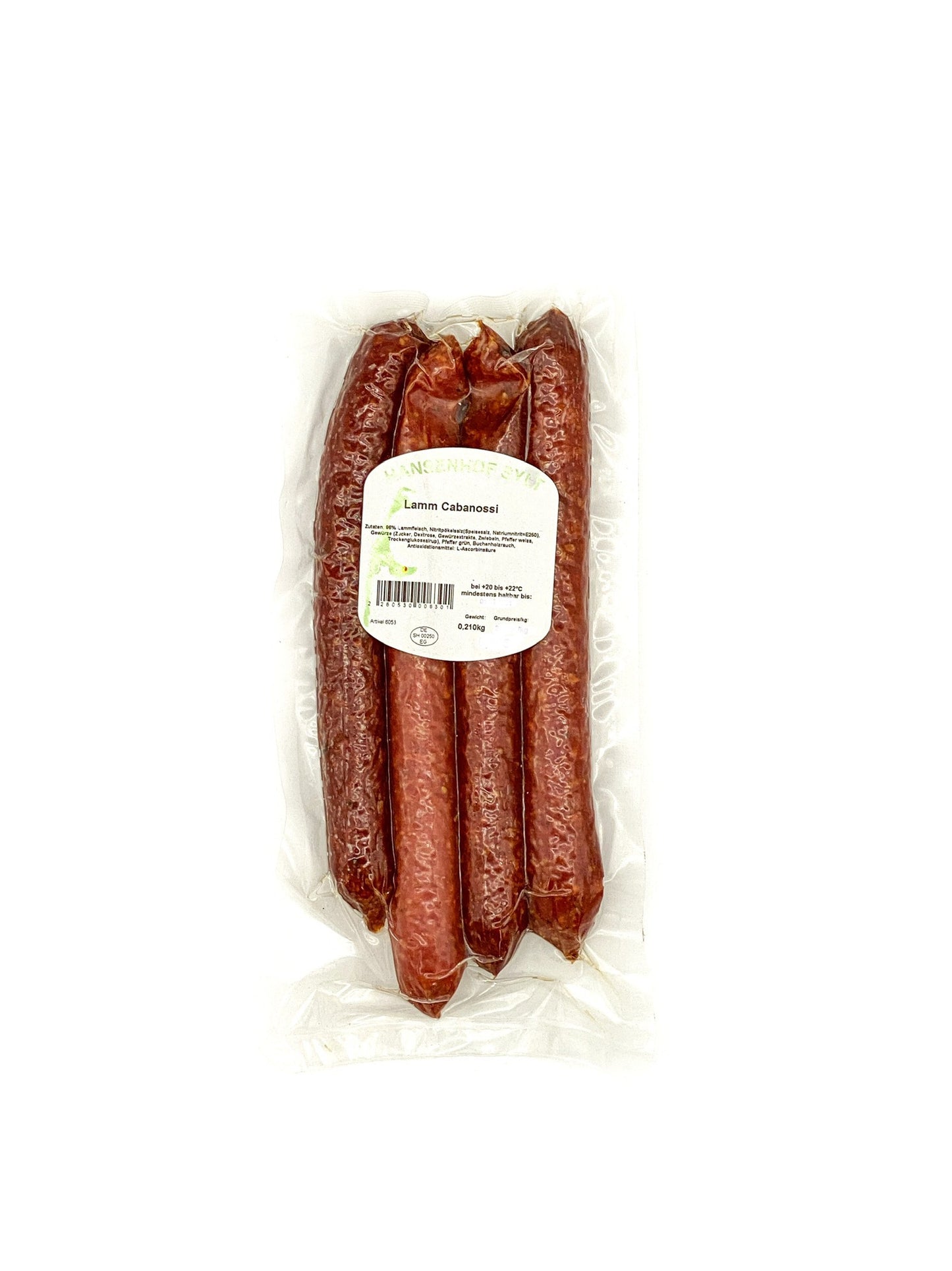 Lamm Cabanossi ca 220 g