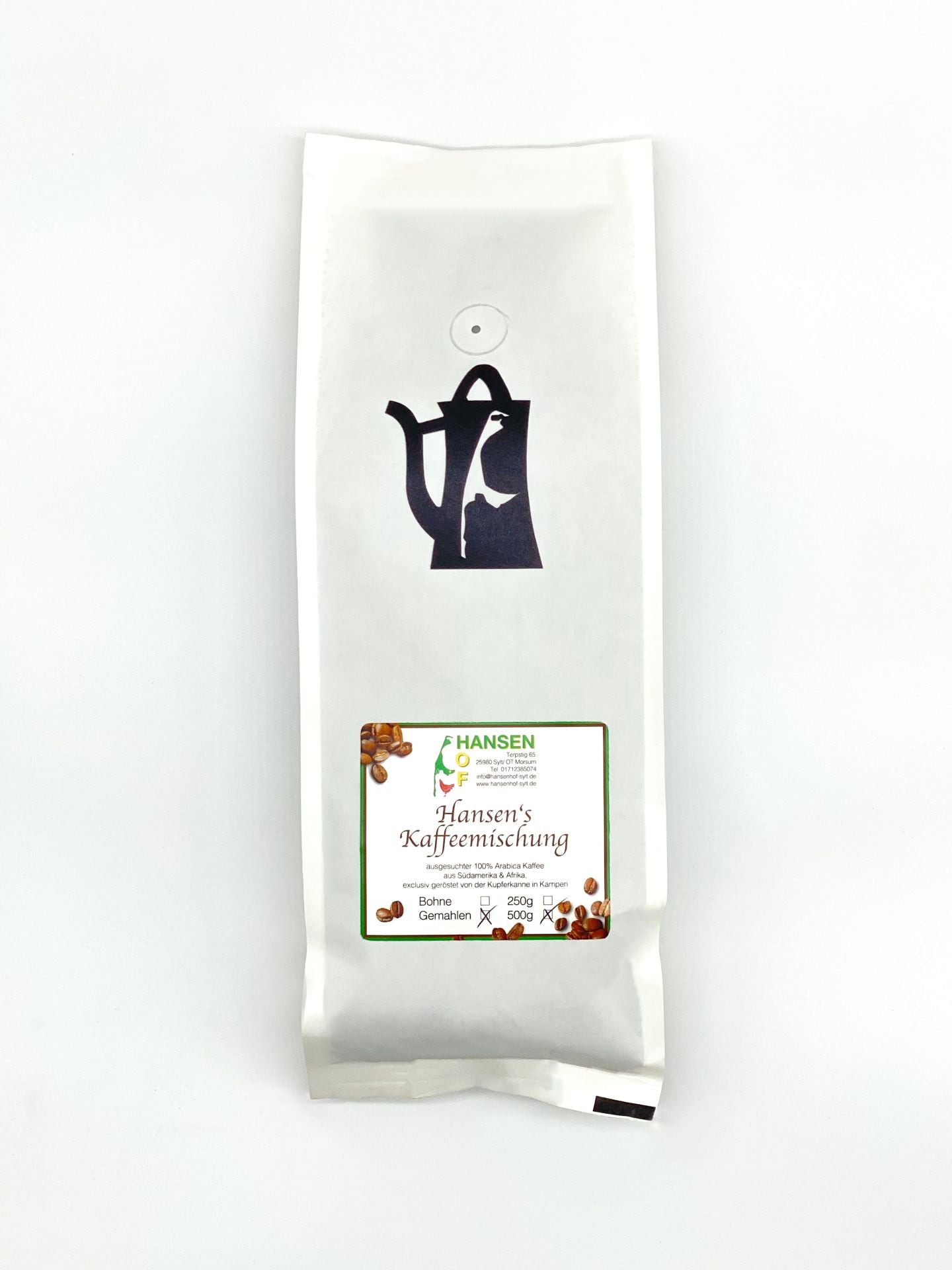 Sylter-Kaffee-Kupferkanne-Kampen 500 g gemahlen