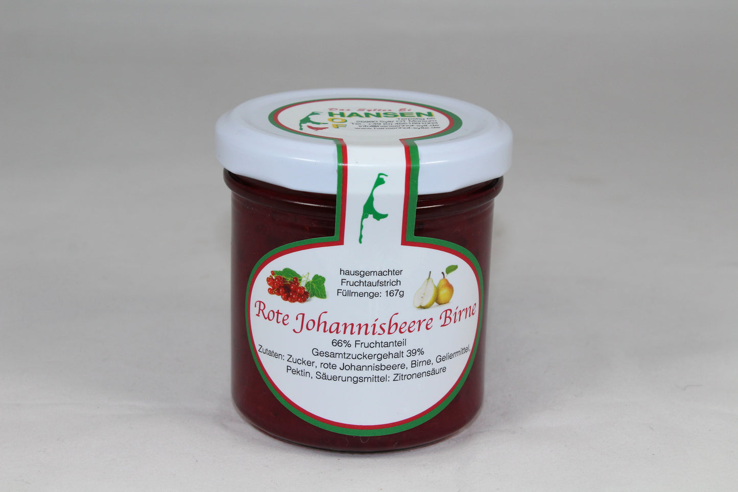 Sylt Aufstrich - Rote Johannisbeere Birne
