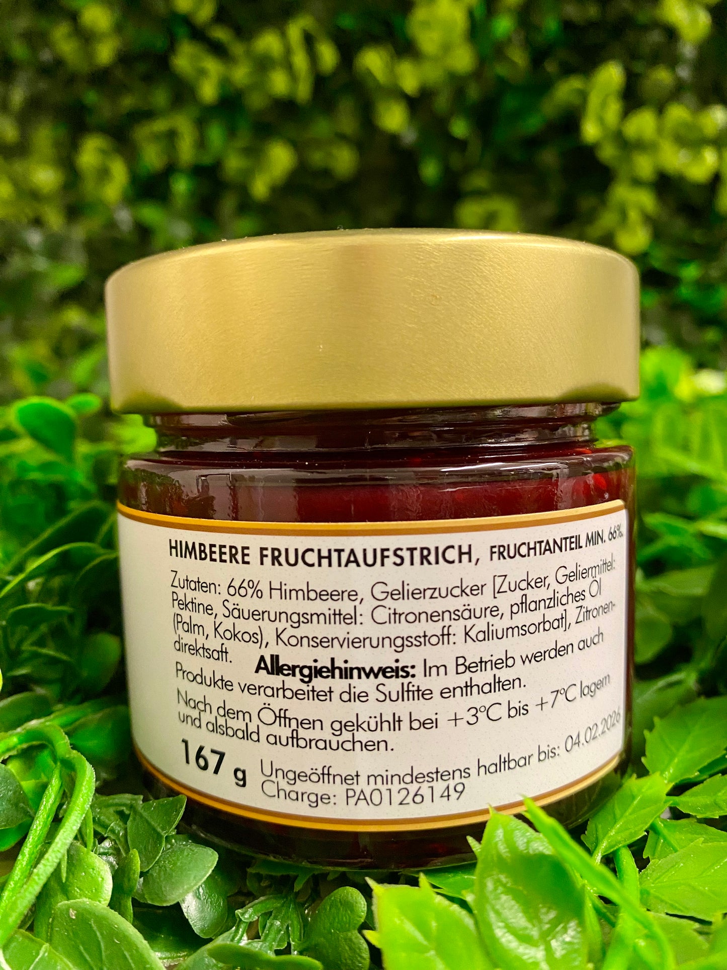 Sylt Aufstrich Himbeere – 167g