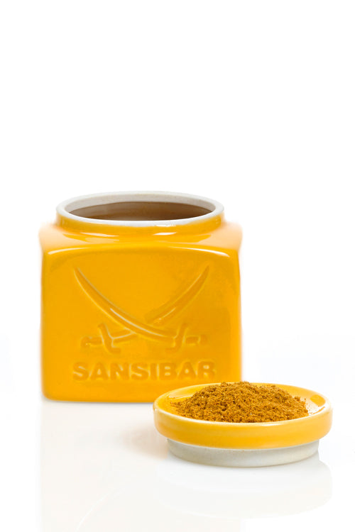 Sansibar Curry Gewürz Darboven in Keramikdose