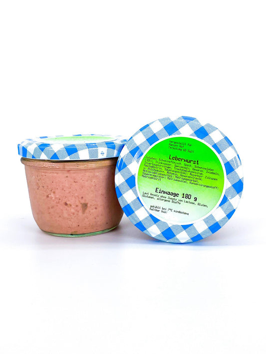 Leberwurst im Glas reduziert MHD bis 21.09.25