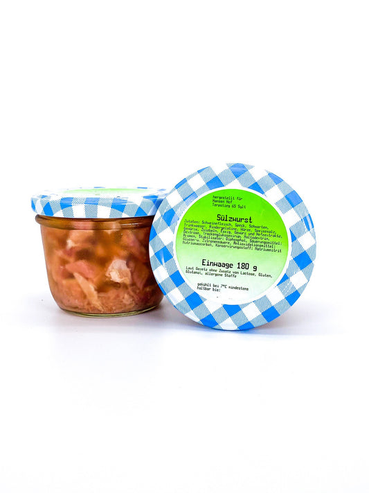 Sülzwurst im Glas