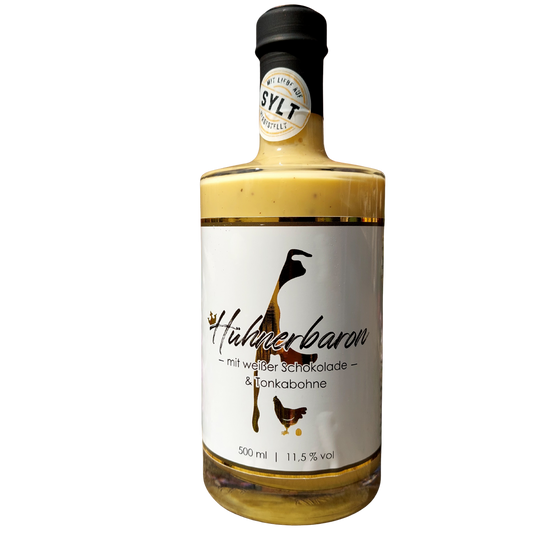 Hühnerbaron weiße Schokolade & Tonkabohne