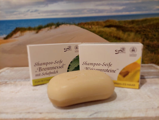 Shampoo-Seife mit Schafmilch