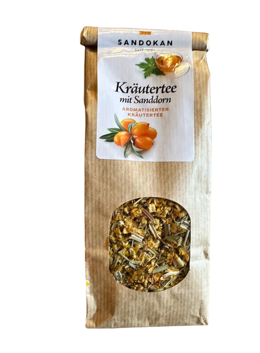 Kräutertee mit Sanddorn