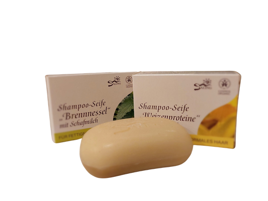 Shampoo-Seife mit Schafmilch